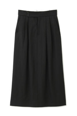 麻ツイルスカート（５３１３１２０３００） | ファッション・服 
