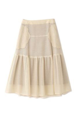 Tory Burch ジオメトリック シルクシャツ スカート セットアップ 彩っ 総柄 