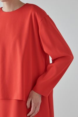 ADORE ドライタッチWクロスワンピース　赤 ドライタッチWクロスワンピース（5313240804