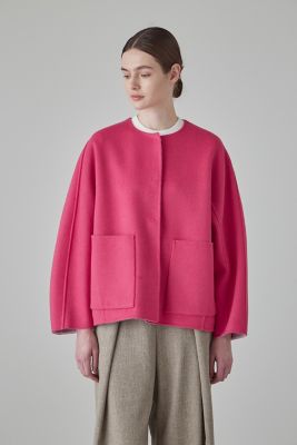 ＜ADORE (Women)＞カシミヤ混　２ＴＯＮＥ　リバージャケット（５３１３２５０００１）