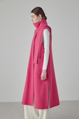 新品　ADORE アドーア　カシミヤ混 2TONE リバージャケットジレ カシミヤ混 2TONE リバージャケットジレ