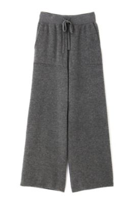 ＜ADORE (Women)＞◆Ｓｕｐｅｒ１６０パイルニットワイドパンツ（５３１３２７３００４）