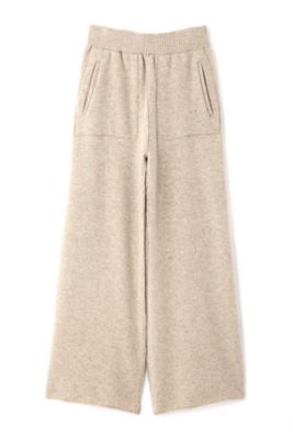 ◆Ｓｕｐｅｒ１６０パイルニットワイドパンツ（５３１３２７３００４）
