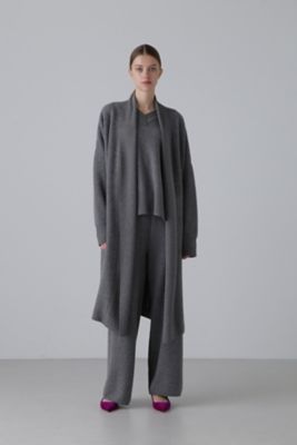 ＜ADORE (Women)＞Ｓｕｐｅｒ１６０　パイルニットガウン（５３１３２７５００３）