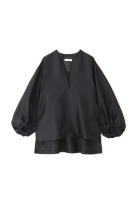 新品タグ付】ADORE ラスタージャガードブラウス ブルー 4.5万