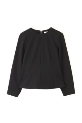 ADORE◆ドライタッチボンディングブラウス/38/ポリエステル/BLK/531-4110207 ◇ドライタッチボンディングブラウス（5314110207