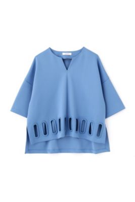 ◆オーバルカットワークブラウス（５３１４１１０５０９）