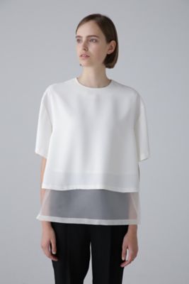 ＜ADORE (Women)＞◆ソフトジョーゼットブラウス（５３１４１１０６０３）