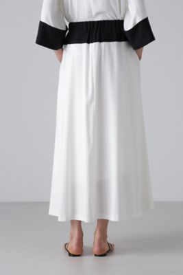 ◇バイカラージョーゼットスカート（5314120312） | ADORE