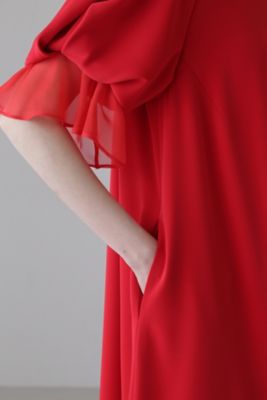 ◆シアーラッフルカフワンピース（５３１４１４０４０１）