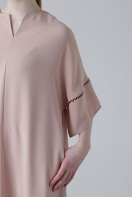 ◆ドレーピーＷジョーゼットワンピース（５３１４１４０５１６）