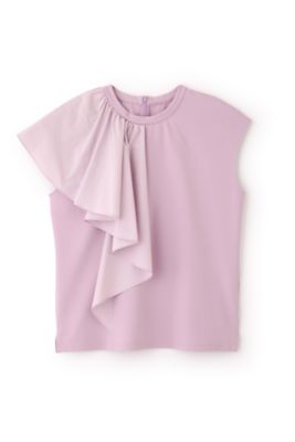 ◇アシメラッフルジャージーカットソー（5314160405