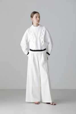 2024.極美品☆アドーア 洗える ケーブル ポップコーンニットプル