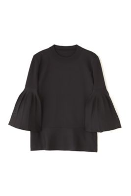 新品タグ付き アドーア ADORE エアーストレッチニット プリーツフレア袖 ◇エアーストレッチニット（5314170420） | ADORE (Women