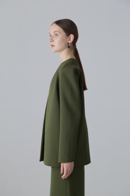 美品 アドーア ツィードライクニットジャケット ◇エアーストレッチニットジャケット（5314175112） | ADORE