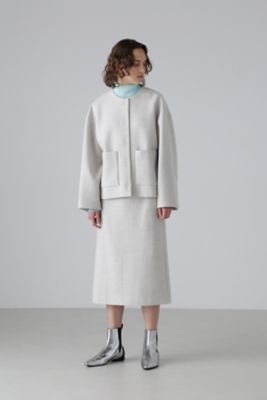 ウールフォギーツイルスカート（5314220011） | ADORE