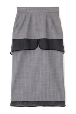 70%オフ新品ADORE 3.8万クリアストライプスカートアドーア ADORE｜◇クリアストライプスカート | Rakuten Fashion(楽天