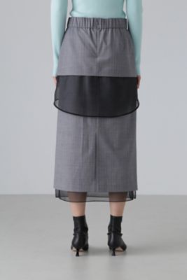 70%オフ新品ADORE 3.8万クリアストライプスカートアドーア ADORE｜◇クリアストライプスカート | Rakuten Fashion(楽天