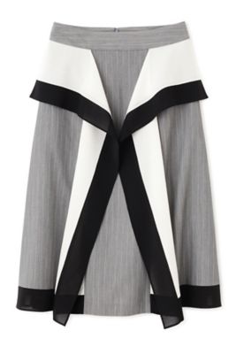 ◇クリアストライプスカート（5314220604） | ADORE