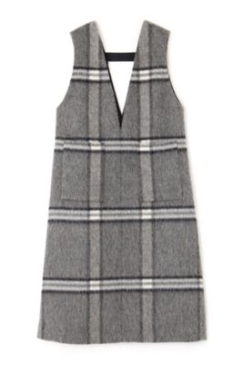 ADORE (Women)/アドーア アルパカシャギーチェックワンピース(5314240007) グレー ワンピース・ドレス【三越伊勢丹/公式】