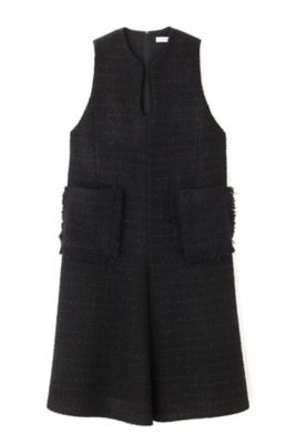 ブラックラメツィードワンピース（5314240034） | ADORE