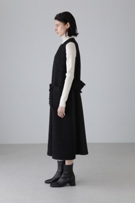 ブラックラメツィードワンピース（5314240034