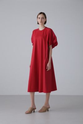 ◆タフタコンビジャージーワンピース（５３１４２４０６１５）