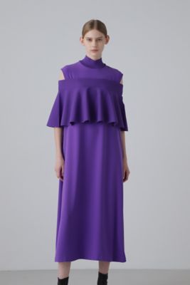 美品✨ADORE ストレッチツイルワンピース　パープル　38 ◇エアーストレッチワンピース（5314174333） | ADORE