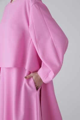 24ss✨ ADORE ハイツイストドライクロスワンピース　ロング　ピンク　38 ハイツイストドライクロスワンピース（5314240913） | ADORE