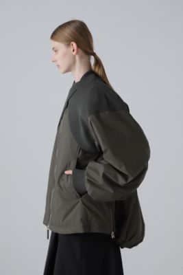 美品　ZOY ストレッチタフタ ブルゾン　アウタ　裏地、フード付　サイズ3 ◇ストレッチタフタジャケット（5314250801） | ADORE