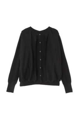 アドーア　ケープレイヤードニット　ブラック ◇ケープニット（5314270126） | ADORE (Women