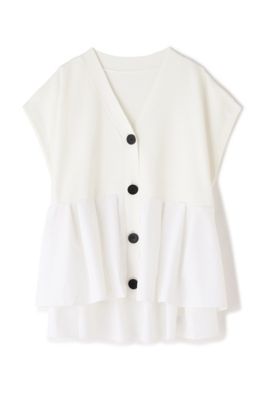 ＜ADORE (Women)＞◆タフタペプラムカーデ（５３１４２７０６１９）