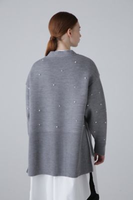 も*ち様 ⭐️最終価格⭐️新品 ADORE パールニットカーディガン 羽織り グ パールニットカーディガン（5314270921） | ADORE