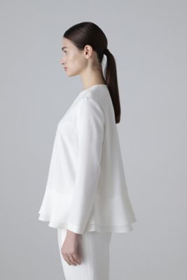 ◆幻◆ 希少美品 定価3万円 ADORE VERYジョーゼットリボンブラウス ◇幻◇ 希少美品 ADORE VERY ドライタッチジョーゼットブラウス