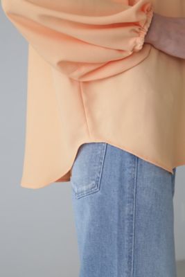 バックサテンジョーゼットブラウス（5315110412