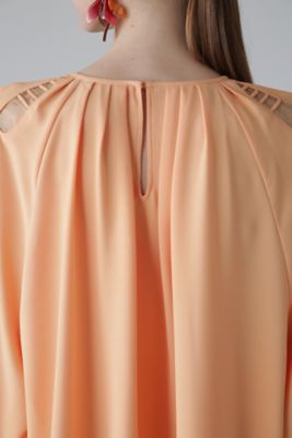 バックサテンジョーゼットブラウス（5315110412） | ADORE