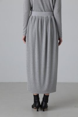 ◇シャイニーニットジャガードスカート（5315120109