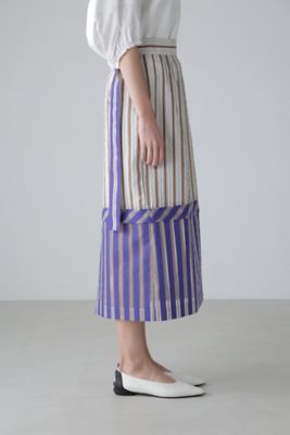 ミックスストライプスカート（5315120403） | ADORE (Women