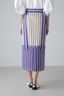 ミックスストライプスカート（5315120403） | ADORE (Women
