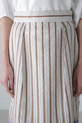 ミックスストライプスカート（5315120403） | ADORE (Women