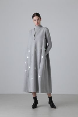 ◇シャイニーニットジャガードハイネックカットソー