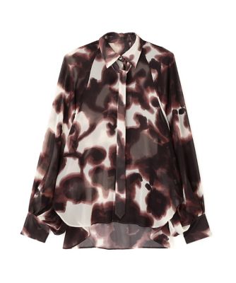 ＜ADORE (Women)＞◆ロールシャッハプリントブラウス（５３１５２１０００２）