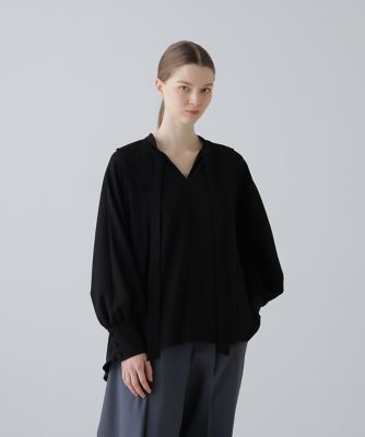 バックサテンジョーゼットブラウス（5315210200） | ADORE