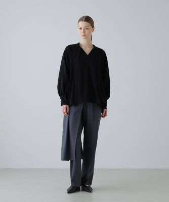 バックサテンジョーゼットブラウス（5315210200） | ADORE