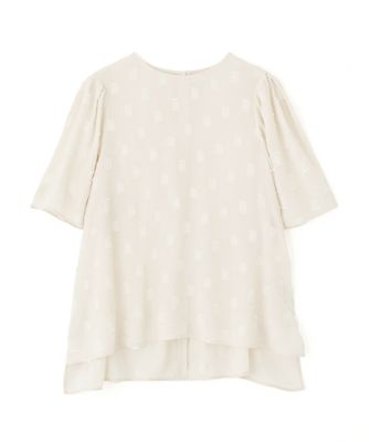 美品　アドーア　ホワイト ゆったりブラウス　トップス 半袖　38 シンプル ADORE / アドーア シャツ・ブラウス | ファッション通販