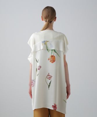 新品タグ付き◆幻◆アドーアADORE◆ミッドセンチュリープリントブラウス ラティスエンブロイダリーブラウス | ADORE（アドーア） ｜【公式