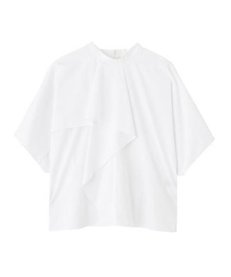 新品タグ付き✨️23AW　アドーア　クリアコットンブラウス　ピンタック　ボウタイ ◇クリスピーコットンブラウス（5315210817） | ADORE