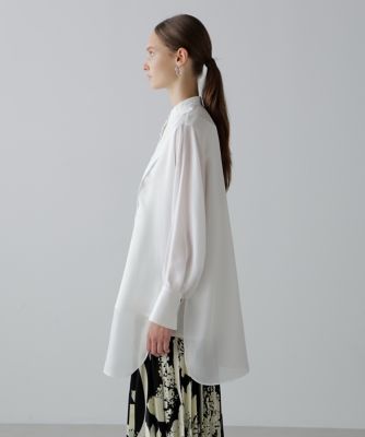 美品✨ アドーア 25SS 定価4.6万 シルキーソフトサテンブラウス シルキーソフトサテンブラウス（5315210919） | ADORE