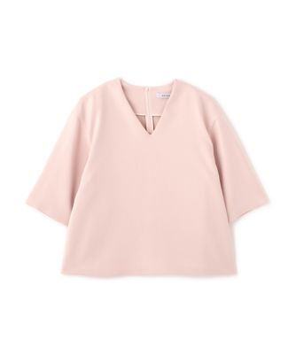 美品 アドーア ADORE ピンク Vネック バルーン袖 五分袖ブラウス 38 クリアジョーゼットブラウス | ADORE（アドーア） ｜【公式】通販mix