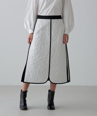 【タグ付き未使用品】 ホワイトキルティングスカート セール】 キルティングスカート （スカート）｜ADORE / アドーア